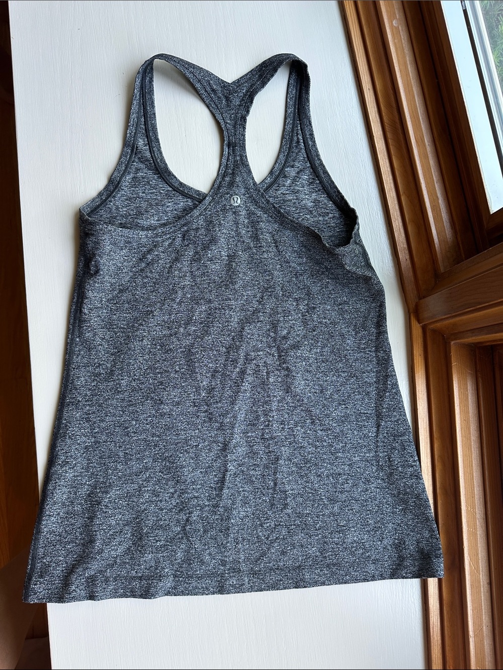 lululemon athletica Charcoal Heather Racerback Tank